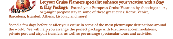 Let your Kathy Collins Specialist Enhance your vacation with a Stay and Play Package!